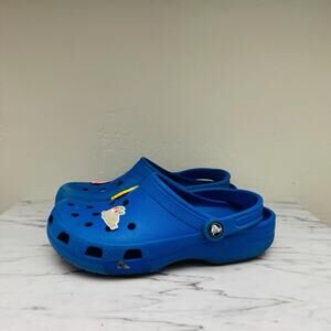 Crocs Blue Slip On Clogs With Charms Kids Size 6